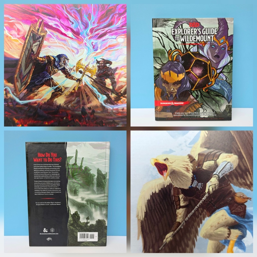 Explorer's Guide to Wildemount 2020 5e Dungeons & Dragons Hardcover D&D